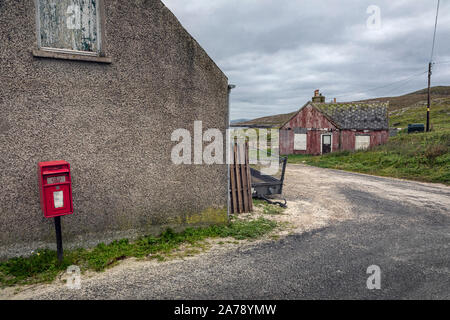 La boîte à Huisinis, Isle of Harris, Hébrides extérieures, en Écosse Banque D'Images