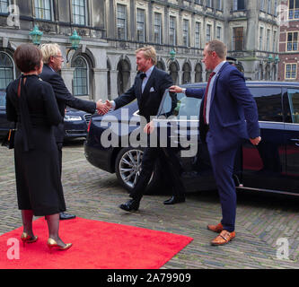 La Ridderzaal, La Haye, Pays-Bas. Lundi 7 octobre, 2019.Sa Majesté le Roi Willem-Alexander a assisté à cette soirée de 20e anniversaire présenta Banque D'Images