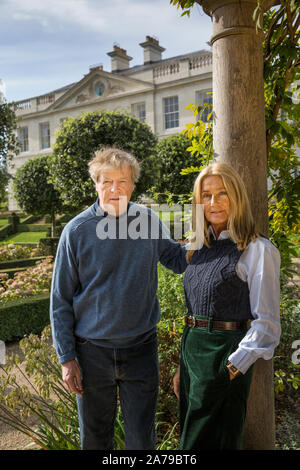 Maison Pitshill, dix-huitième siècle appartenant à l'Honorable Charles Pearson et son épouse, Lila Tillington, Petworth, West Sussex, Royaume-Uni Banque D'Images