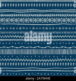 Le plaisir et la main résumé fond de noël, modèle sans couture, super pour les textiles, bannières, rétractable - vector design Illustration de Vecteur