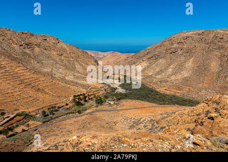 Le parc rural de Betancuria Dans l'île espagnole de Fuerteventura, dans les îles Canaries Banque D'Images