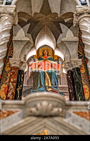 Italia Marche Osimo Cattedrale San Leopardo Cappella SS Sacramento | Italie Marches Cathédrale San Leopardo Osimo Banque D'Images