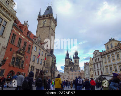 République tchèque, Prague - 10 octobre 2019 - centre-ville de Prague Banque D'Images