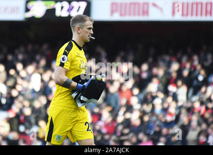 Londres, Angleterre - le 22 décembre 2018 : Joe Hart de Burnley en photo au cours de la Premier League 2018/19 match entre Arsenal FC et Burnley FC à l'Emirates Stadium. Banque D'Images