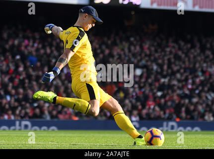 Londres, Angleterre - le 22 décembre 2018 : Joe Hart de Burnley en photo au cours de la Premier League 2018/19 match entre Arsenal FC et Burnley FC à l'Emirates Stadium. Banque D'Images