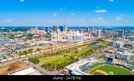 Birmingham, Alabama, USA Downtown Skyline Panorama. Banque D'Images