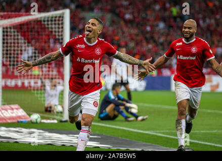 Porto Alegre, Brésil. 06Th Nov, 2019. Serie A. Match tenue à Beira Rio Stadium le jeudi (31) à Porto Alegre, RS, Brésil. Crédit : Raul Pereira/FotoArena/Alamy Live News Banque D'Images