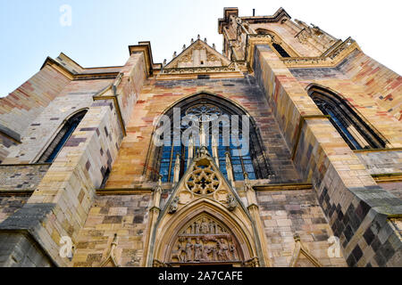 L'église Saint-Martin à Colmar. Banque D'Images