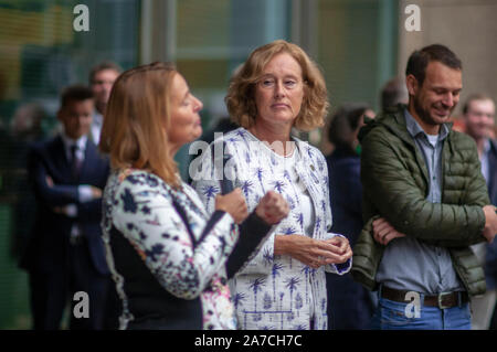 Maison Provinciale, La Haye, Pays-Bas. Lundi 14 octobre, 2019. L'azote et du gouvernement néerlandais guide-lignes. Les agriculteurs néerlandais a pris pour protester contre un Banque D'Images