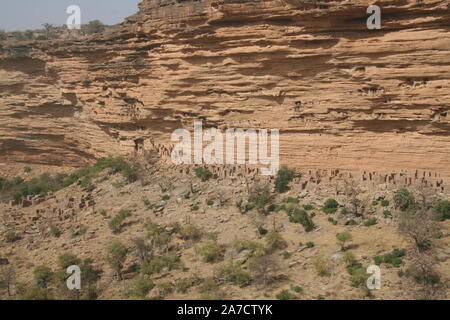 Pays Dogon : village de Banani Amou Banque D'Images