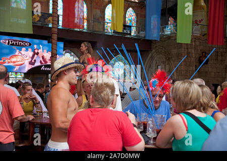 Dans la partie 'Bierkaiser', Mega Parc, BALLERMANN, Playa de Palma, El Arenal, Majorque, îles Baléares, Espagne Banque D'Images