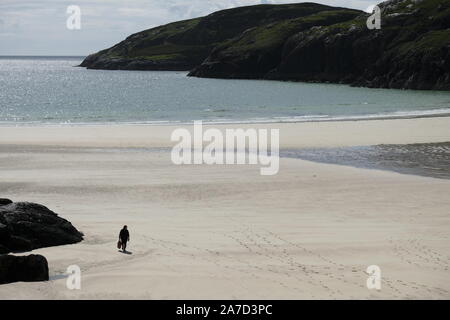 Polin Beach, Sutherland, Écosse Banque D'Images