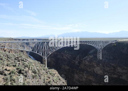 Rio Grande Gorge Bridge Banque D'Images