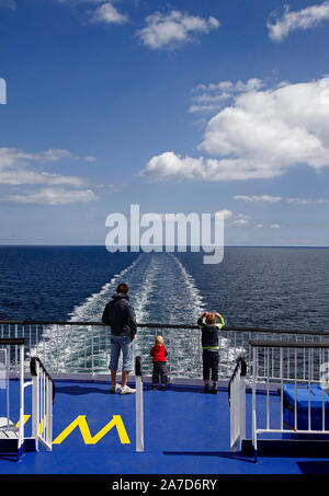 Le navire de Stena Line M / S Stena Nautica, qui s'étend entre Varberg (Suède)-Køge (Danemark) sur la mer de Kattegat. Jeppe Photo Gustafsson Banque D'Images