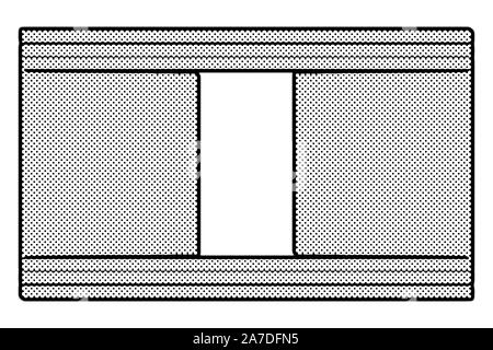 Un résumé de l'image d'arrière-plan noir et blanc. Banque D'Images
