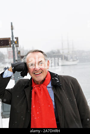 Stockholm, Suède 20120123 Interview avec le diplomate et ancien ministre des Affaires étrangères, M. Jan Eliasson au Grand Hôtel de Stockholm. Jeppe Photo Gustafsson Banque D'Images