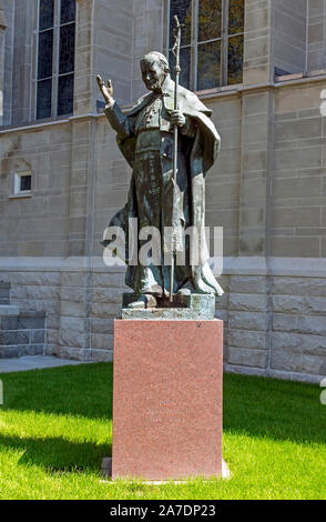 DENVER, COLORADO - 10 septembre : visites du monument Saint Jean Paul II - Le Pape, primat de l'Église catholique romaine d'Octobre 16, 1978 à avril 2 Banque D'Images