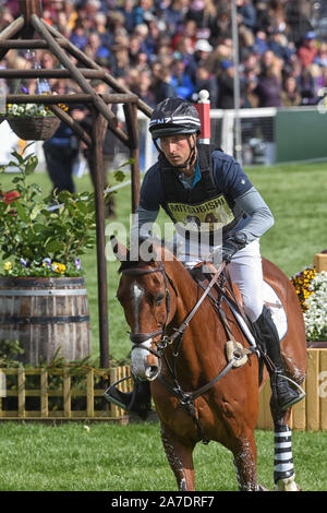 Badminton Horse Trials Gloucester 5 Mai 2019 Tim : équitation Ringwood Sky boy pour la Nouvelle-Zélande dans le badminton Horse Trials 2019 2019 Banque D'Images