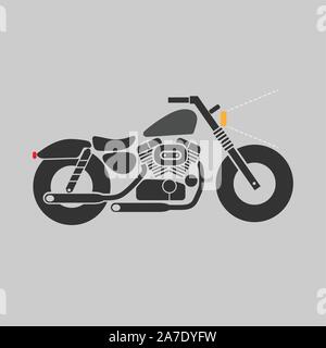 Moto Harley Davidson.vecteur illustration. Illustration de Vecteur