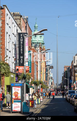 DUBLIN, IRLANDE - 06 avril, 2015:la spire vue de Henry Street à Dublin, Irlande Banque D'Images