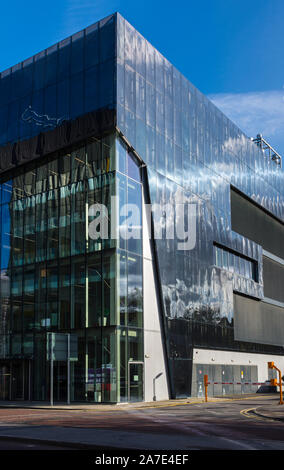 Bâtiment de l'Institut national de graphène (Jestico  + Whiles 2015), Booth Street East, Manchester, Angleterre, RU Banque D'Images