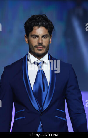 Carlo Pignatelli fashion show à Tutto sposi dans Napoli. (Photo de Francesco Cigliano/Pacific Press) Banque D'Images