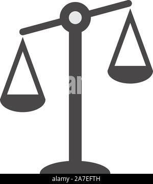 Le pictogramme de la justice écailles. Télévision. écailles style icône pour votre web site design, logo, l'app, l'assurance-chômage. Illustration de Vecteur