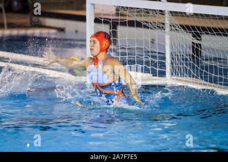 Roma, Italie. 1er novembre 2019. aarts (dunaujvaros)pendant Kinef Surgutneftegas Kirishi vs Dunaujvaros, Waterpolo EuroLeague Women Championship à Roma, Italie, 01 novembre 2019 - LPS/Luigi Mariani Crédit : Luigi Mariani/fil LPS/ZUMA/Alamy Live News Banque D'Images