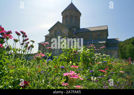 Géorgie : monastère Bodbe et nouvelle cathédrale Bodbe Banque D'Images