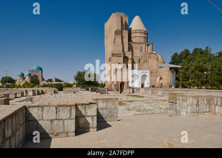 Tombe de Jehangir, Timur et l'aîné des fils préféré, Hazrat-i Imam complexe, Dorus Saodat complexe, Shahrisabz, l'Ouzbékistan, en Asie centrale Banque D'Images