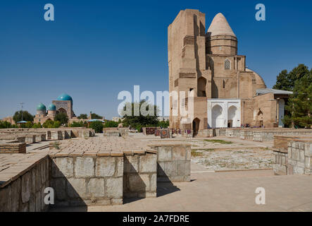 Tombe de Jehangir, Timur et l'aîné des fils préféré, Hazrat-i Imam complexe, Dorus Saodat complexe, Shahrisabz, l'Ouzbékistan, en Asie centrale Banque D'Images