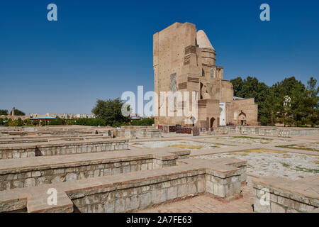 Tombe de Jehangir, Timur et l'aîné des fils préféré, Hazrat-i Imam complexe, Dorus Saodat complexe, Shahrisabz, l'Ouzbékistan, en Asie centrale Banque D'Images