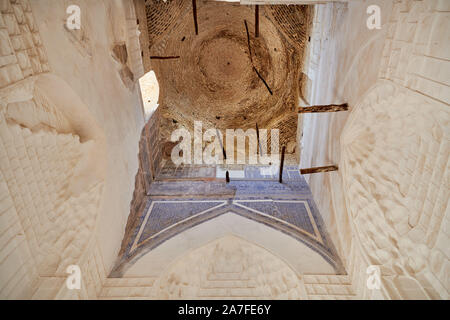 Photo de l'intérieur tombe de Jehangir, Timur et l'aîné des fils préféré, Hazrat-i Imam complexe, Dorus Saodat complexe, Shahrisabz, l'Ouzbékistan, en Asie centrale Banque D'Images