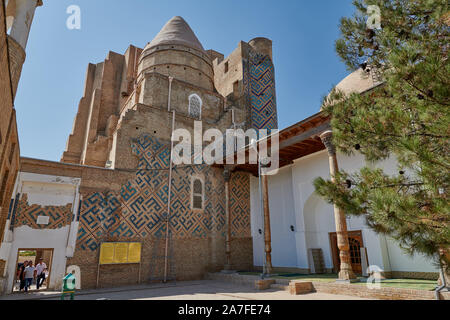 Tombe de Jehangir, Timur et l'aîné des fils préféré, Hazrat-i Imam complexe, Dorus Saodat complexe, Shahrisabz, l'Ouzbékistan, en Asie centrale Banque D'Images