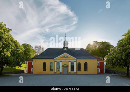 Copenhague, Danemark - 25 MAI 2017 : Rouge maisons de la forteresse historique de Copenhague Kastellet Banque D'Images