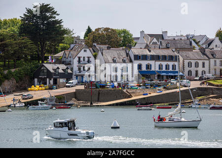 Port de Sainte Marine de Bénodet, Finistère, Bretagne, France Banque D'Images