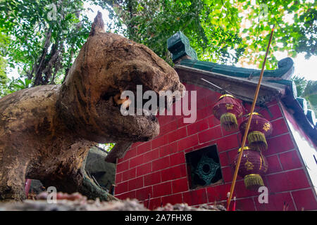 Tai Wong Kung Temple à Aberdeen, Hong Kong. Banque D'Images