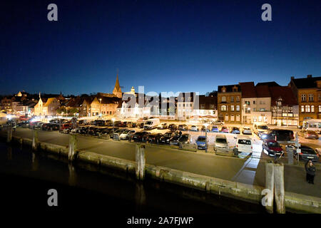 Flensburg, Allemagne. 29 Oct, 2019. Vue sur le pont du navire à Flensburg. Crédit : Carsten Rehder/dpa/Alamy Live News Banque D'Images