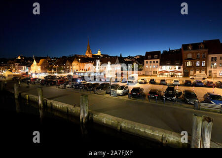 Flensburg, Allemagne. 29 Oct, 2019. Vue sur le pont du navire à Flensburg. Crédit : Carsten Rehder/dpa/Alamy Live News Banque D'Images