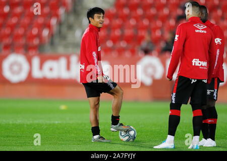 Palma de Mallorca, Espagne. 31 octobre, 2019. Takefusa Kubo (Mallorca) Football/soccer : "La Liga espagnole Santander' match entre le RCD Mallorca 2-2 Osasuna au stade de fils moix à Palma de Majorque, Espagne . Credit : Mutsu Kawamori/AFLO/Alamy Live News Banque D'Images