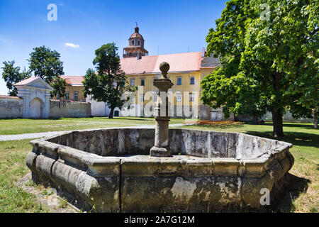 Moravský Krumlov, zamek renesancni Kraj Vysočina, Česka republika / Moravsky Krumlov château renaissance, district de Vysocina, République Tchèque, Europe Banque D'Images