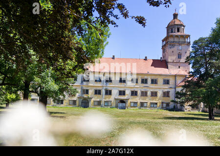 Moravský Krumlov, zamek renesancni Kraj Vysočina, Česka republika / Moravsky Krumlov château renaissance, district de Vysocina, République Tchèque, Europe Banque D'Images