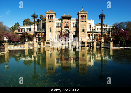 Plaza de las America, Séville, Espagne Banque D'Images