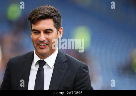 Rome, Italie. 09Th Nov 2019. entraîneur de l'AS Roma durant le championnat d'Italie Serie A match de football entre les Roms et SSC Napoli le 2 novembre 2019 au Stade olympique de Rome, Italie -(Photo par Federico Proietti/ESPA-images) : Crédit photographique/Agence européenne du sport Alamy Live News Banque D'Images