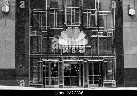 Studios NBC Chicago en extérieur. CHICAGO, ILLINOIS (USA) - Octobre 2019 Banque D'Images