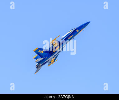 Blue Angel F-18 Hornet Banque D'Images