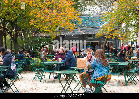 Le shake Shack, Madison Square Park, NYC Banque D'Images