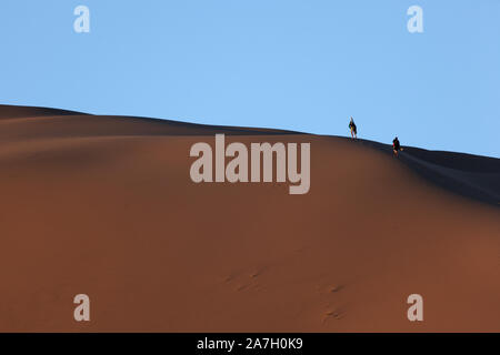Le Chant des dunes du désert de Gobi Banque D'Images