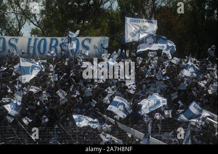 Buenos Aires, Argentine. 09Th Nov, 2019. Diego Maradona lors de la classique entre La Plata Gimnasia et l'escrime et Estudiantes De La Plata le samedi, Novembre 2, 2019 à Buenos Aires, Argentine. Crédit : Gabriel Sotelo/FotoArena/Alamy Live News Banque D'Images