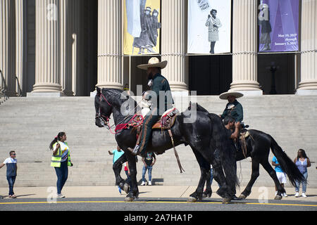 Les cavaliers d'Amérique du Sud en 2019 parade DC Fiesta Banque D'Images